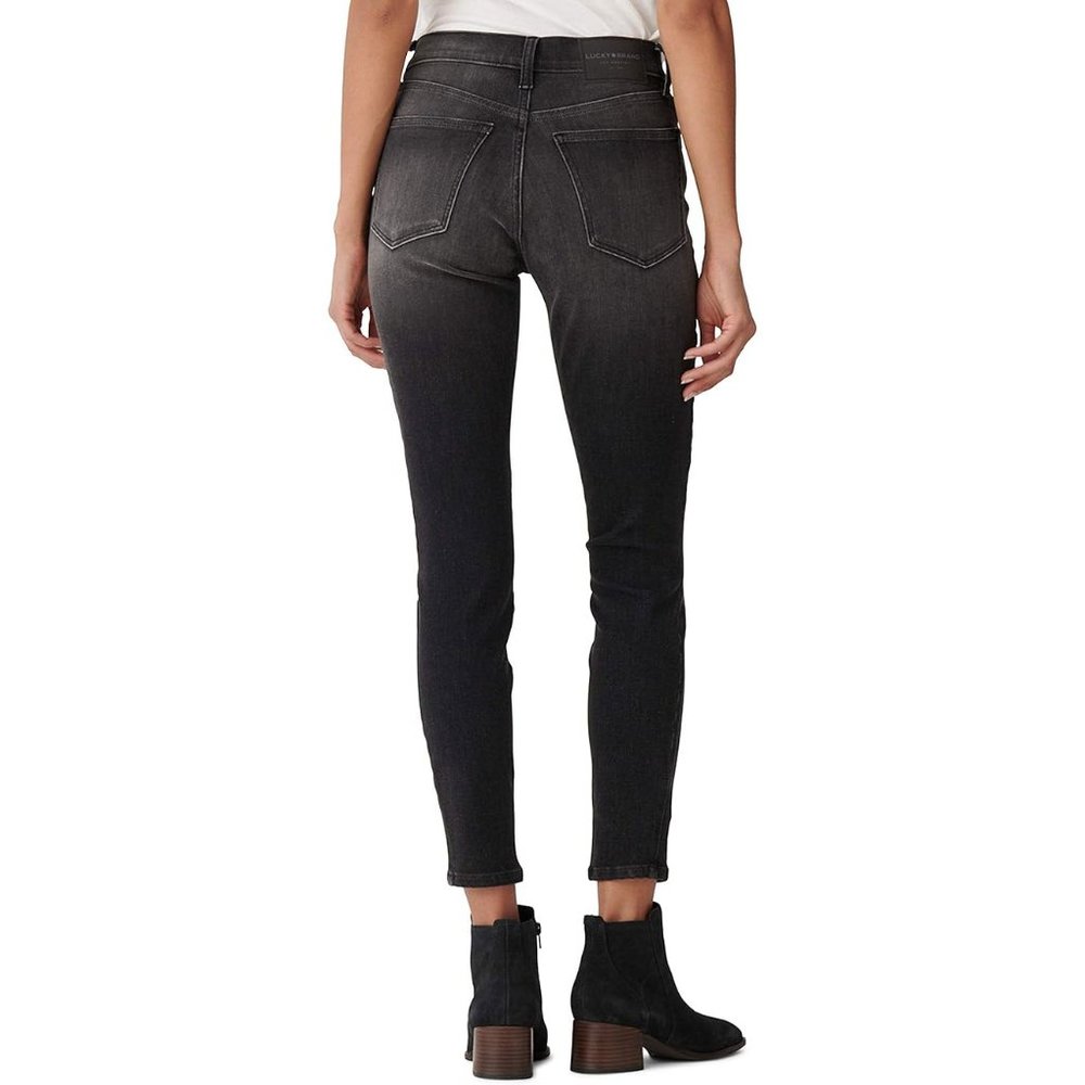 NWT Lucky Brand Women's Bridgette Skinny Jeans - Black. - Picture 12 of 13